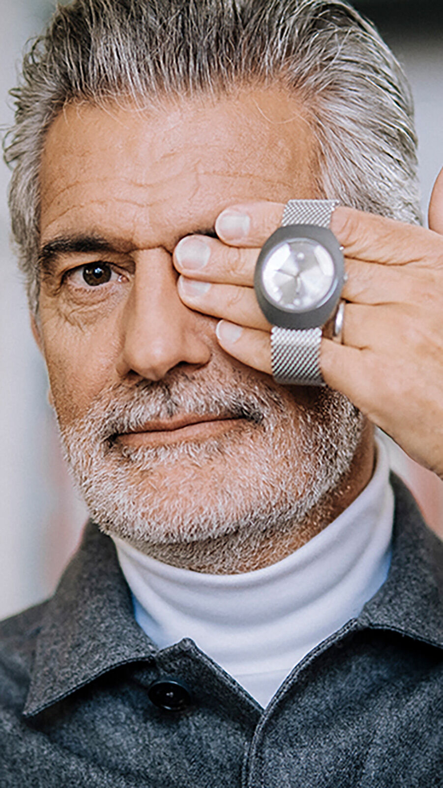 Alfredo H&auml;berli mit der Rado DiaStar Original 60-Year Anniversary Edition