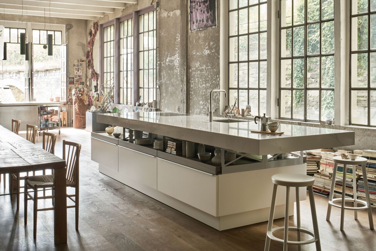 Moderne Inselk&uuml;che +Modo von Poggenpohl