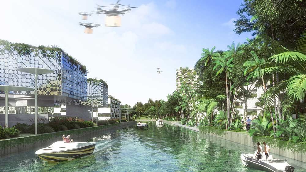 Smart Forest City Canc&uacute;n: Die Lagunenstadt