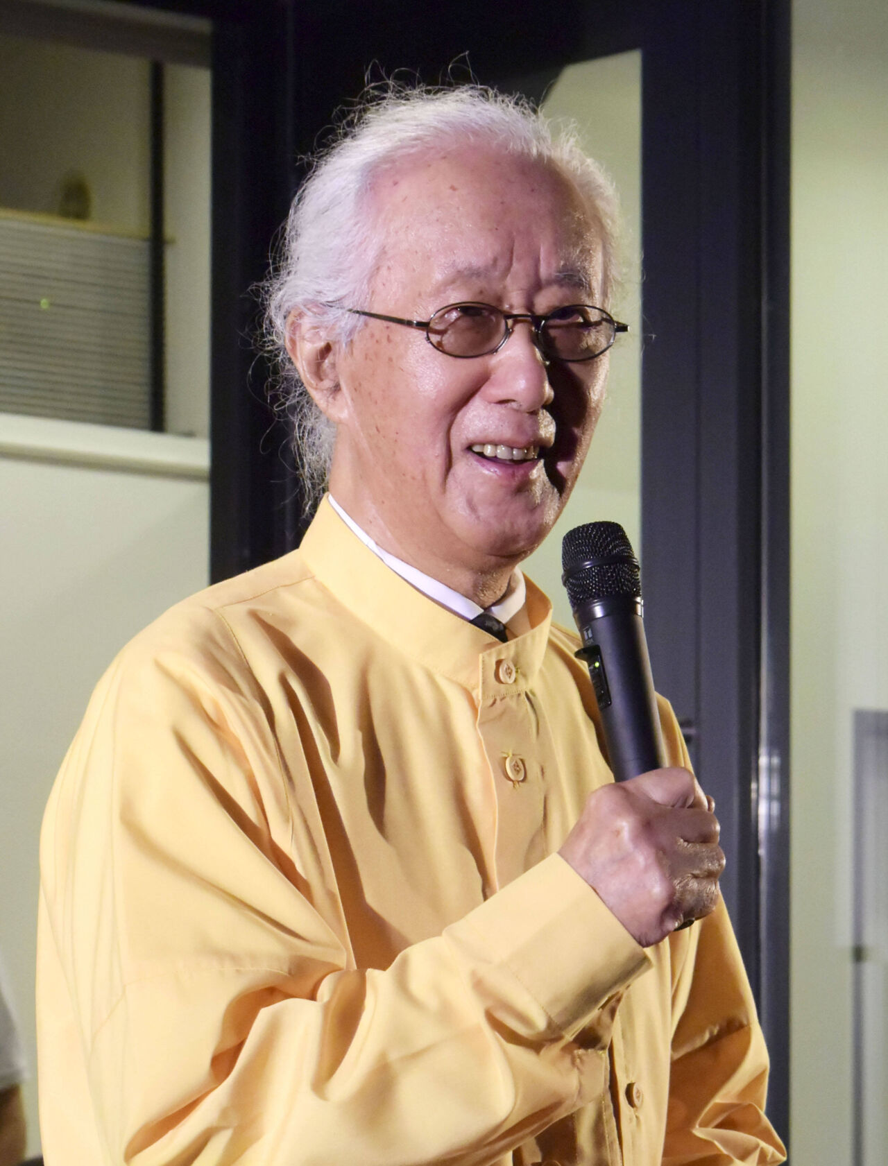 Potr&auml;tfoto des japanischen Architekten Arata Isozaki