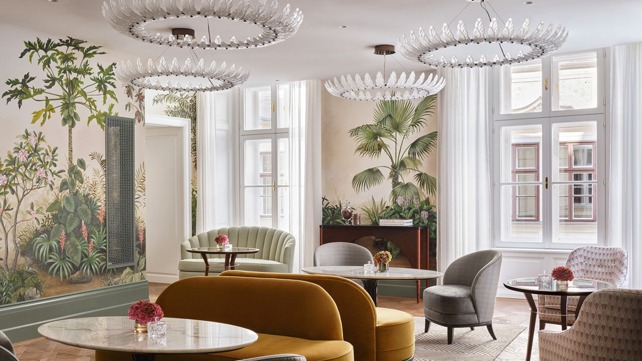 Salon Aurelie im Boutique-Hotel Rosewood in Wien, &Ouml;sterreich