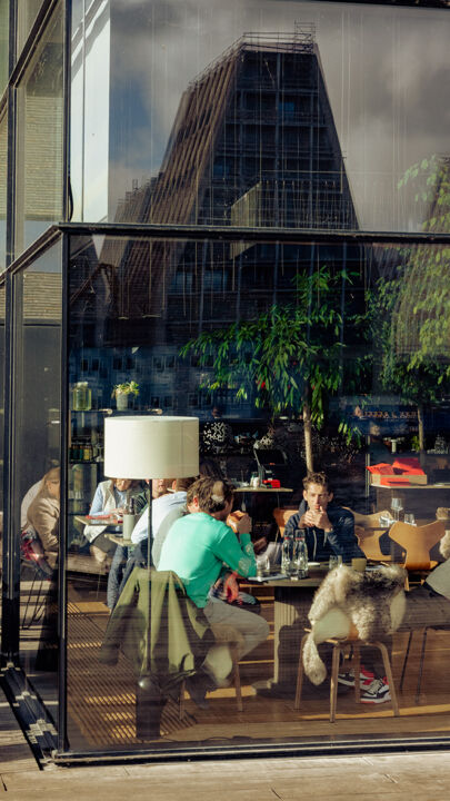 Caf&eacute; "Ofelia" im Foyer des k&ouml;niglich-d&auml;nischen Schauspielhauses in Kopenhagen