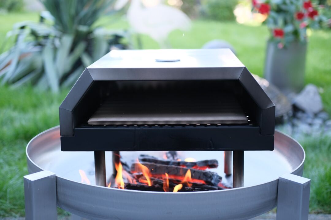 Feuerschalen-Pizzaofen Stahlkunst 