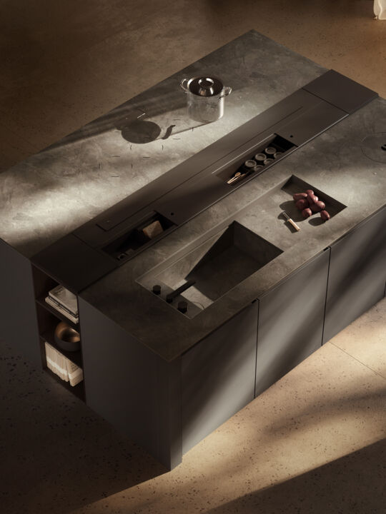 Moderne Inselk&uuml;chen von Boffi und Piero Lissoni