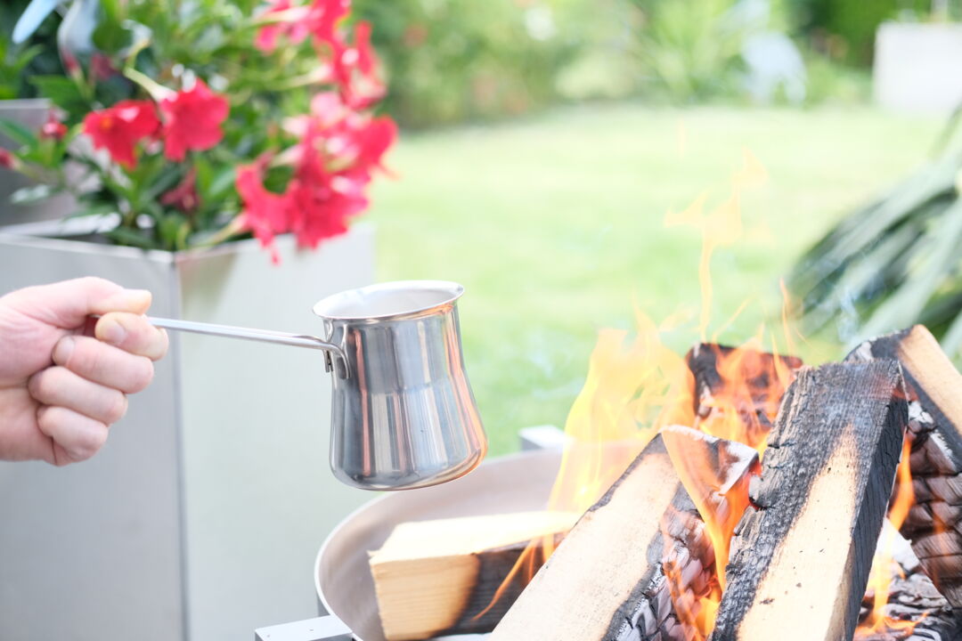 Edelstahl Kanne für Heißgetränke Stahlkunst