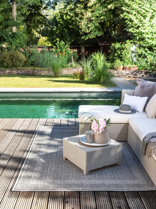 Nest In- & Outdoor-Teppich Cleo Anthrazit