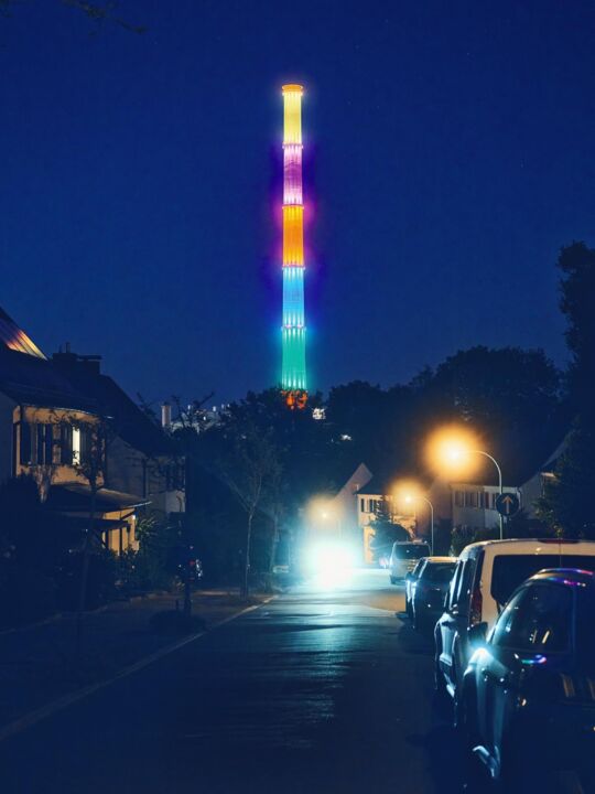 Der Schlot eines stillgelegten Kohlekraftwerkes 