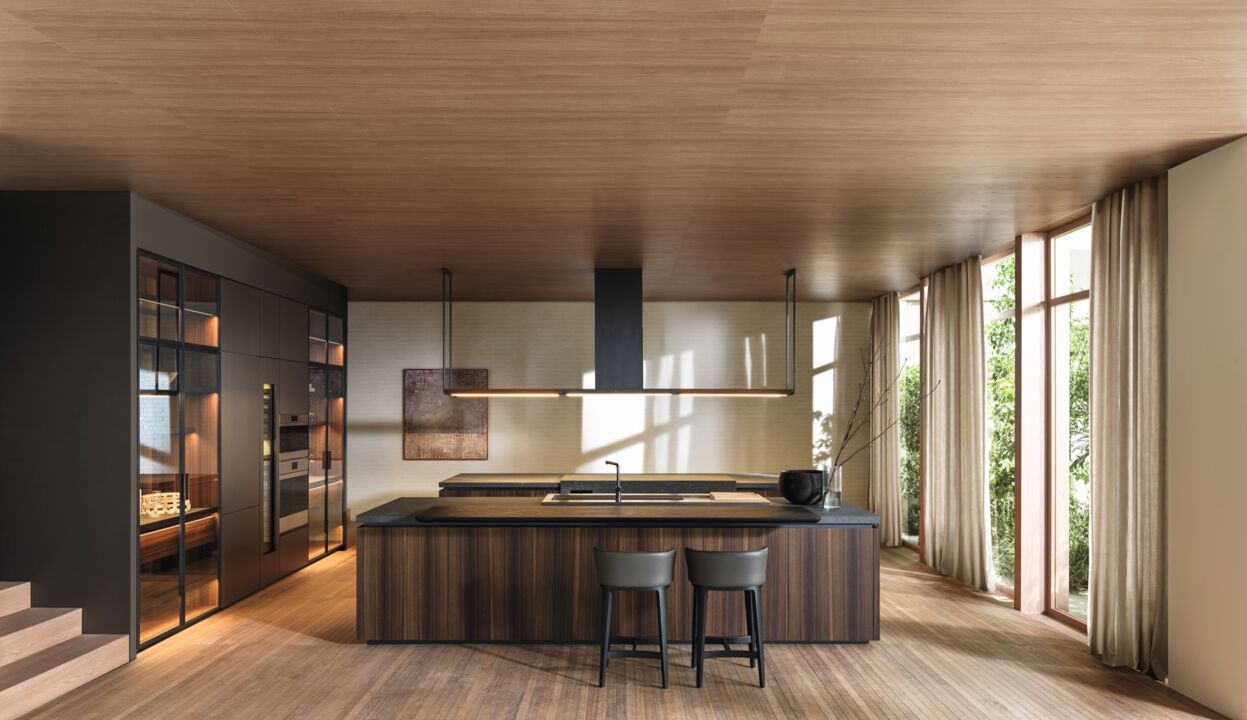 Kücheninsel Hi-Line 6 Framedoor von Molteni