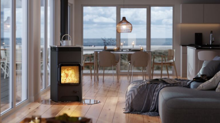 Kaminofen &bdquo;Luca Cook" von Austroflamm mit Kochfunktion