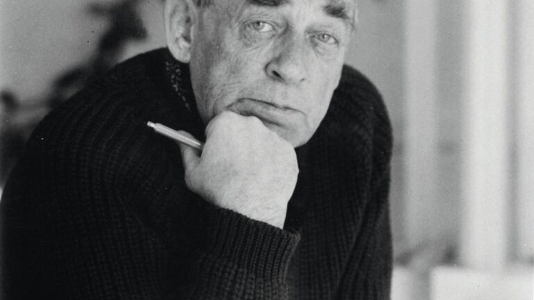 Portr&auml;t des finnischen Designers Alvar Aalto