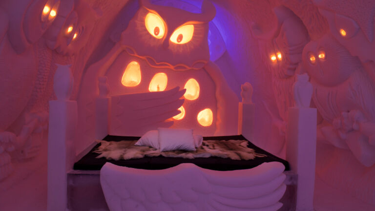 Eulenzimmer Eishotel